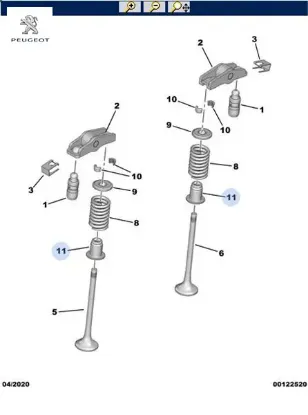 Supap Lastiği Jumper Iii  Dw10fcd (2.0 Hdi) resmi