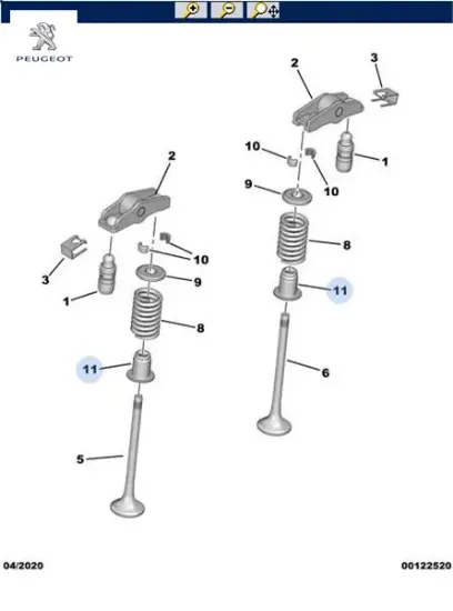Supap Lastiği Jumper Iii  Dw10fcd (2.0 Hdi) resmi