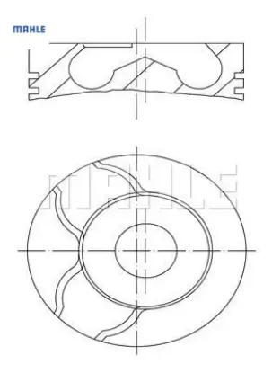 Piston Segman 85,00mstd.307-406-partner 2.0hdi/w10 8771796STD000G/ 0628.N3/ 0628. resmi
