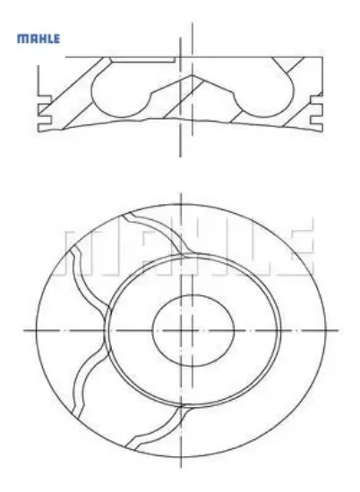 Piston Segman 85,00m+0,60   307-406-partner 2.0hdi resmi
