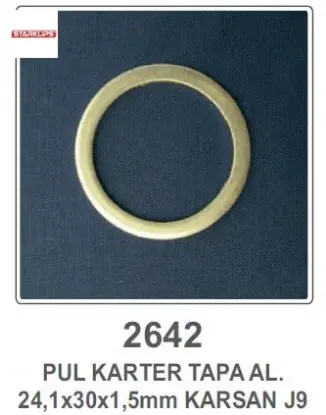 Karter Tapa Pul Contasi  Aliminyum   J9 Starklips 2642 resmi