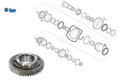 2.vites Dişlisi  Jest Opar  55275819/ 2210091AA   55275819 resmi