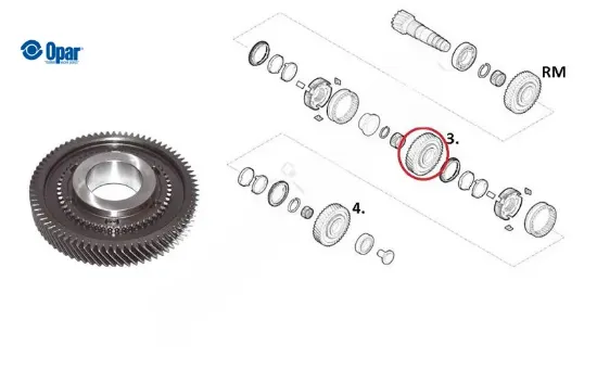 3.vites Dişlisi    Ducato 3.0 - Jest 2210088aa resmi
