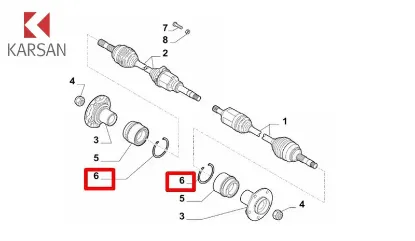 Segman Jest Karsan 3050020AA resmi