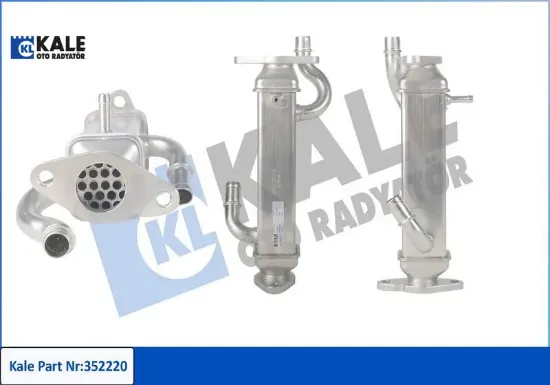 Egr Soğutucu  Ducato-jest 2.3 Euro5 Kale Radyatör  5801365304/ 5801385941/ 580185  FIAT 352220 resmi