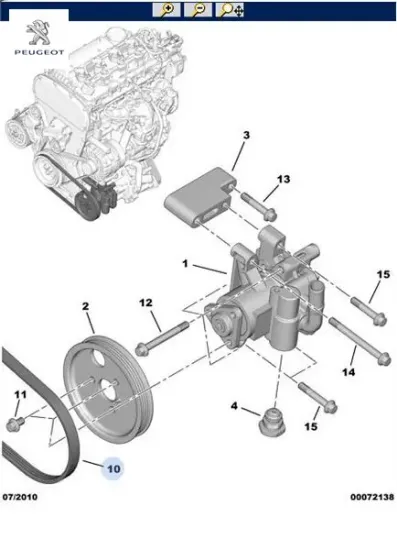 Direksiyon Pompa Kayişi 4 Pk 922 Boxer 06-> resmi