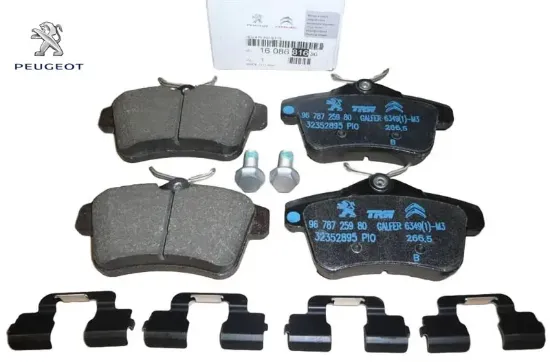 Arka Fren Balatasi Rcz-c4 Ii 156/200 Hp Peugeot  4254.46   PEUGEOT, DS, CITROEN 1608681680 resmi