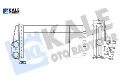 Kalorifer Radyatörü 307 1.4-1.6-2.0 16v <-06 Man. resmi
