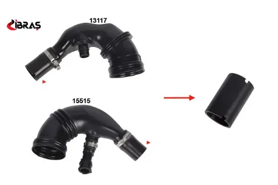 Turbo Borusu Hortumu  Fiorino-linea-500-grande Punto-nemo-bipper 1.3hdi/jtd. Ibras  51897150/ 51874459/ 51879778/    15531 resmi