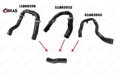 Turbo Hortumu Küçük Metal Boru Hariç Linea 1.3 Mjt resmi