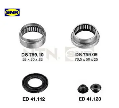 Torsiyon Kiti Sol   206 Ew10j4 Snr  SNR-KS55905 resmi