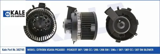 Kalorifer Motoru 12v Xsara Picasso-07-206 Cc-206- resmi