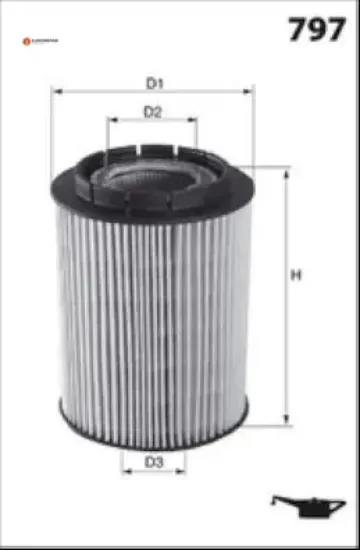 Erp Yağ Filtresi Linea 1.3d 16v 90 Cat (66kw) resmi