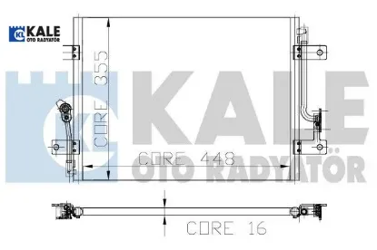 Klima Radyatörü-kondenser 1 Sira Alb Sis. Palio 1 resmi