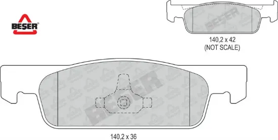 Ön Fren Balatasi Clio Iv 1.2-1.5 Dci Logan Ii 13-> resmi