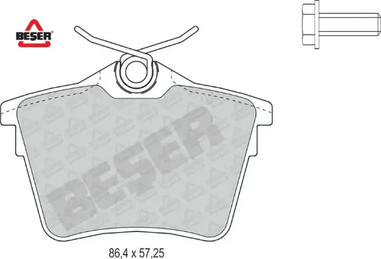 Arka Fren Balatasi 308-partner-berlingo 1.6 Hdi resmi