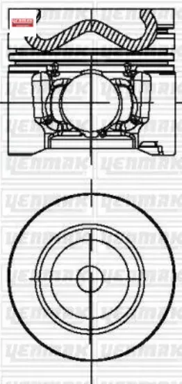 Piston Segman 75,00mm+0,50    308-508-focus 1.6 E5 resmi