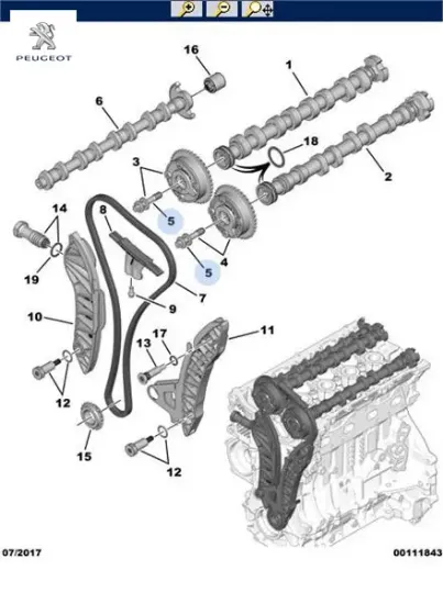 Eksantrik Dişli Civatasi Peugeot 0806.77 resmi