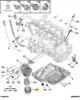 Yağ Filtre Kapaği 206-307 Tu3/tu5jp4 Peugeot  3M5Q6737AA/ VOLVO, ALFA ROMEO, CITROEN, FIAT, DS, FORD, MINI COOPER, LANCIA, PEUGEOT, OPEL 1103.L7 resmi