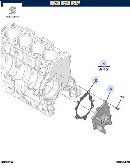Devirdaim Pompasi 508-5008-boxer Iv Euro6 Dw10fu Peugeot    OPEL, PEUGEOT, FORD, DS, CITROEN 1610278080 resmi