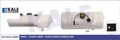 Yedek Su Deposu Kapakli Müşürlü  Boxer 2.5/2.8hdi 02-06 resmi