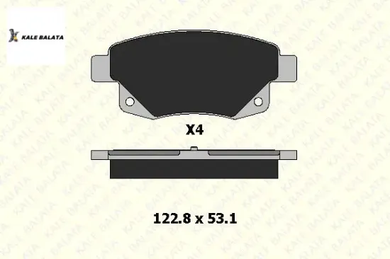 Fren Balatasi Arka   Transit  V347 06->a.çeker resmi