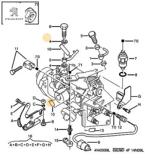Yakit Hortumu  206-306-406-expert-partner resmi