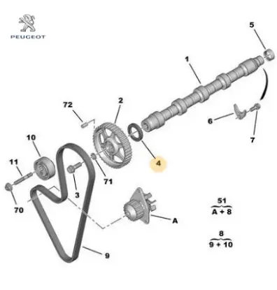Eksantrik Mil Keçesi 36*50*8 206-207 Et3j4 resmi