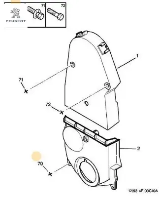 Baglanti Vidasi Peugeot 6913.F6 resmi