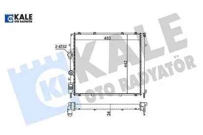 Radyatör  J10 Eu4 2.3jtd. Kale Radyatör  K130202/ 20018594069   0405061AB resmi