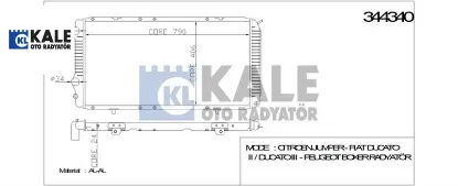 Radyatör Boxer I-iiducato 2.0-2.5-2.8td (94-06) (m resmi