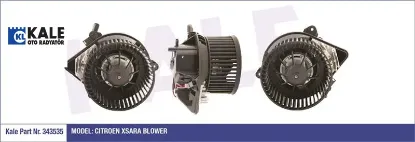 Kalorifer Motoru Xsara-xsara Ii (97+) Kale Radyatör  6441K4/ 6441N3/ 87042/ 698326   343535 resmi