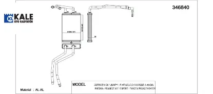 Kalorifer Radyatörü 807-expert Iii-scudo Iii-c8 1 resmi