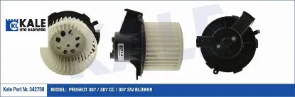 Kalorifer Motoru 307-307 Sw 12v Kale Radyatör  6441.P1/ 87138/    342750 resmi