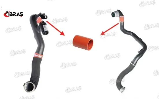 Turbo Hortumu Küçük Silikon  Master Iii 2.3dci 10- Ibras  8200730589/ 8200730576/ 442101   12760 resmi