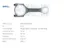 Piston Kolu     Boxer Iii-transit V347 Uzun Tip 0603.97/ 0603.98/ 1S7Q 6200 CB resmi