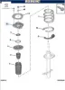 Sağ Amortisör Tablasi Peugeot  1440721480/ 1374667080   CITROEN, FIAT, PEUGEOT 1612735980 resmi