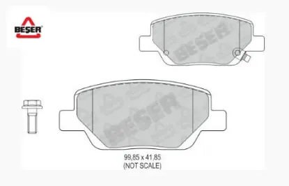 Arka Fren Balatasi  Egea 1.4-1.6-1.3 Multijet  1.6 D Multijet  15- resmi