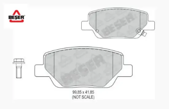 Arka Fren Balatasi  Egea 1.4-1.6-1.3 Multijet  1.6 D Multijet  15- resmi