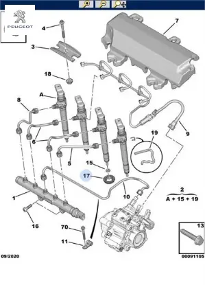 Enjektör Alt Lastiği   Boxer Iii-jumper-transit-ranger 2.2hdi E5 Ibiza-leon-toledo-octavia 1.6 Tdi resmi