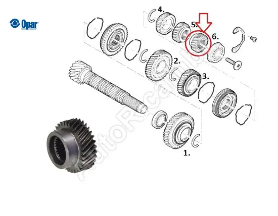 6. Vites Dişlisi Ducato - Boxer Opar  2338.71 resmi
