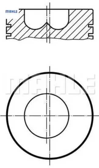 Piston Segman 88,0mm Std.  Ducato 2.3jtd F1a/euro3 resmi