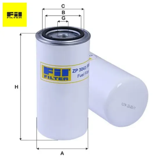 Mazot Filtresi Atak-star-iveco Bus Fil Filter  504033400/ 1010100AB/    ZP3043FMB resmi