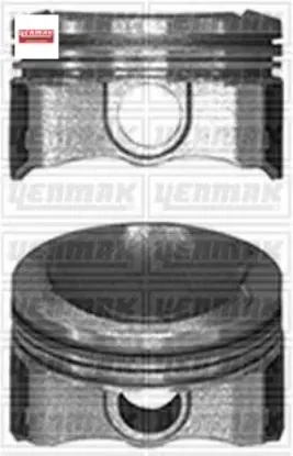 Piston Segman 0.50 75.50mm 301-c Elysee Yenmak  1608520180   31-04105-050 resmi