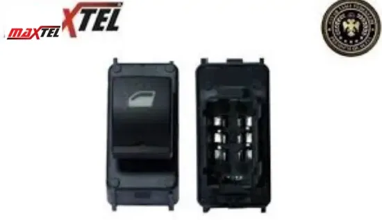 Cam Açma Düğmesi Ön 6fiş Siyah   301-c3-ds3 10-15 resmi