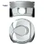 Piston Segman Std.77,00mm  208-308-508 Ep6cdt 1613665180/ 1.6 16V Benzinli resmi