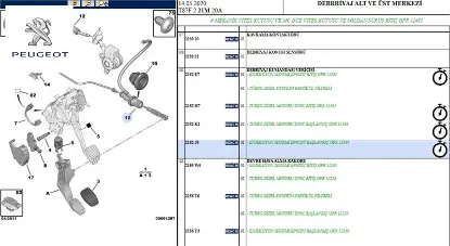 Debriyaj Üst Merkez 3008-5008-partner Tepee resmi