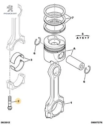 Vida Peugeot  6G9Q6215AA/    0607.56 resmi