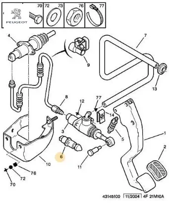 Fren Stop Müşürü Boxer 07-> Peugeot    PEUGEOT, CITROEN 4534.38 resmi