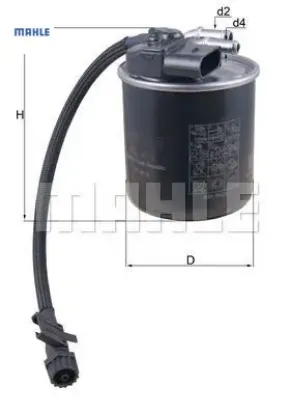 Mazot Filtresi Sensörlü   Sprinter-vito  10-> resmi